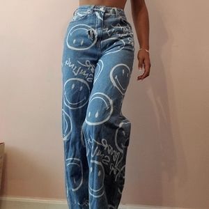 Smiley X H&M pants